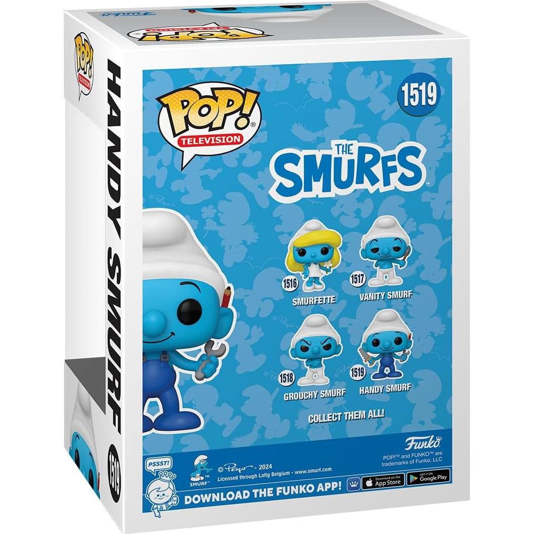 Figura de Vinilo Funko Pop! Papá Pitufo Manitas 10 cm