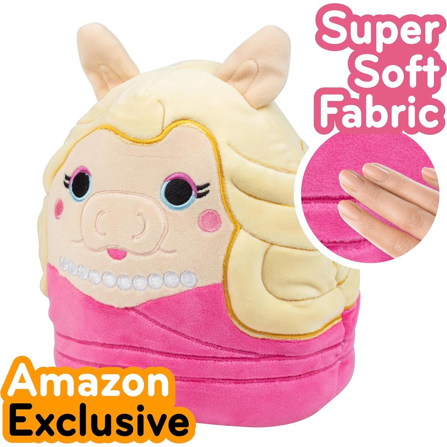 Conjunto de Peluches Squishmallows Kermit y Miss Piggy 20 cm