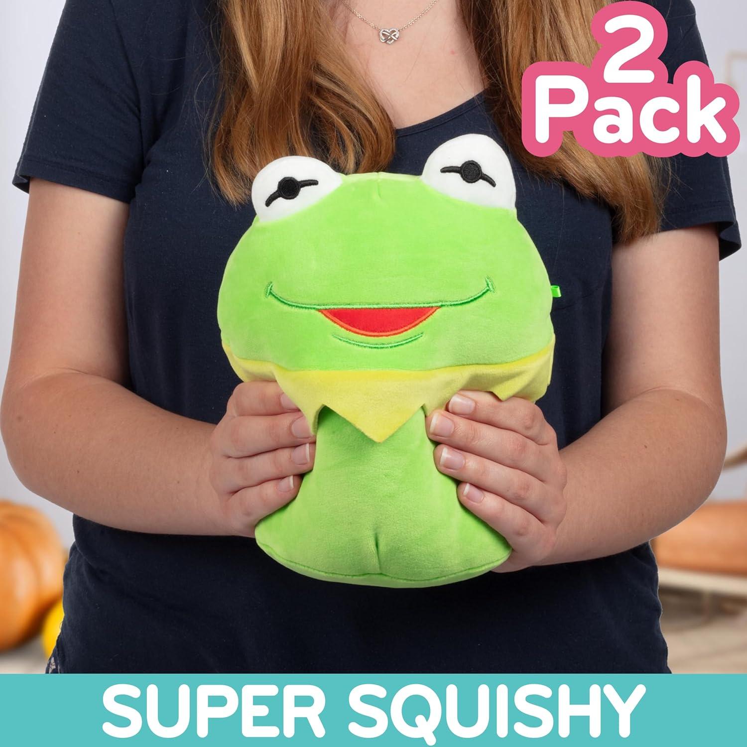 Conjunto de Peluches Squishmallows Kermit y Miss Piggy 20 cm