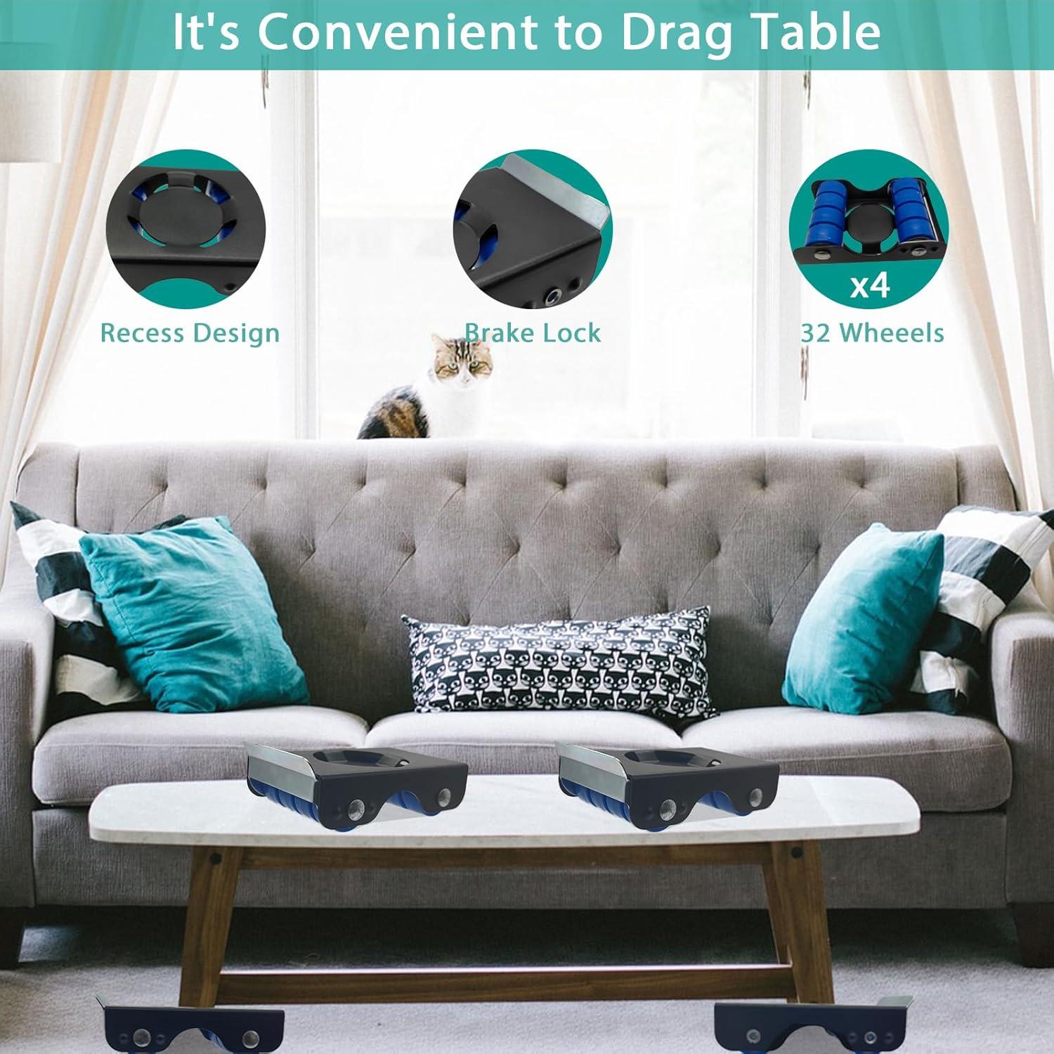 Deslizadores de Muebles WVIOUOPU con 8 Ruedas 340 kg