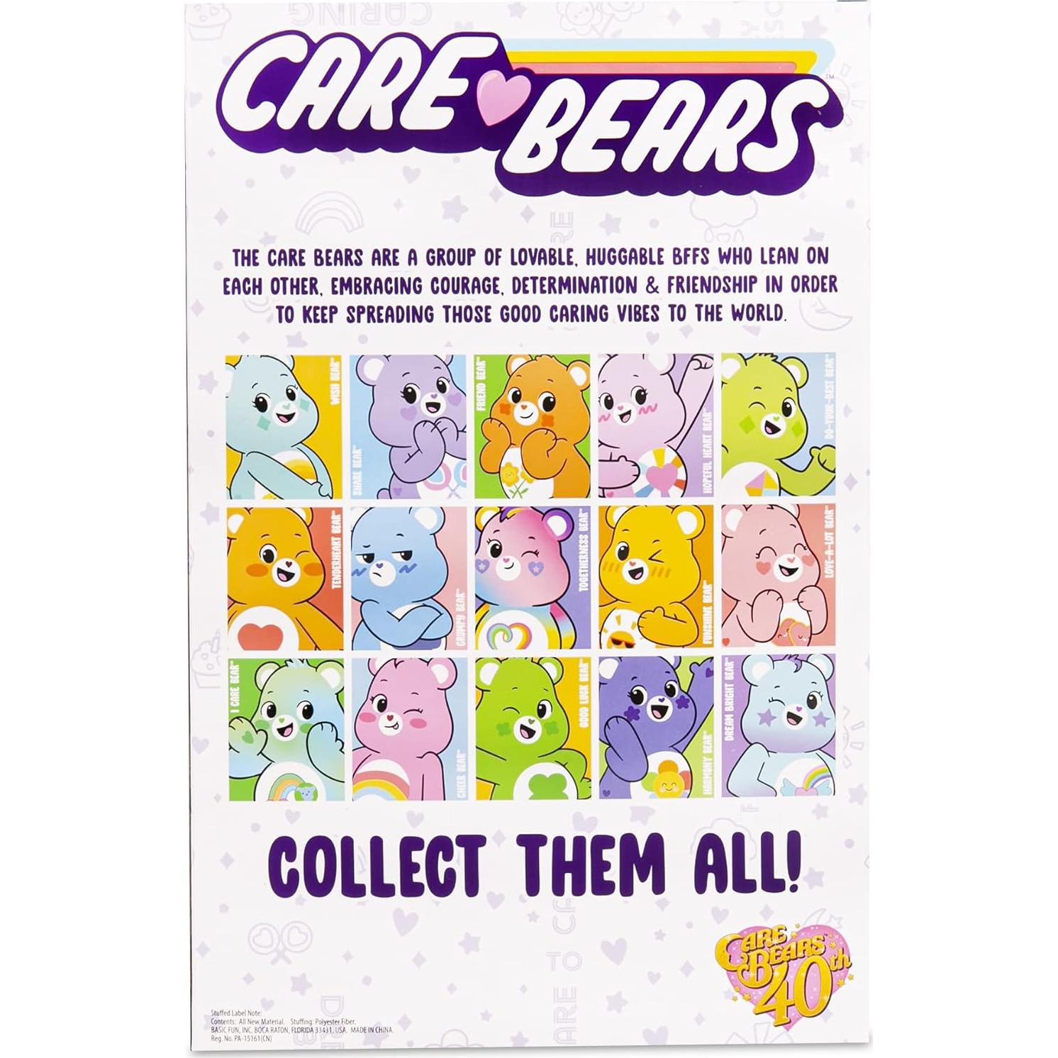 Care Bears Oso Soñador Brillante 35.56 cm - Peluche Azul Claro