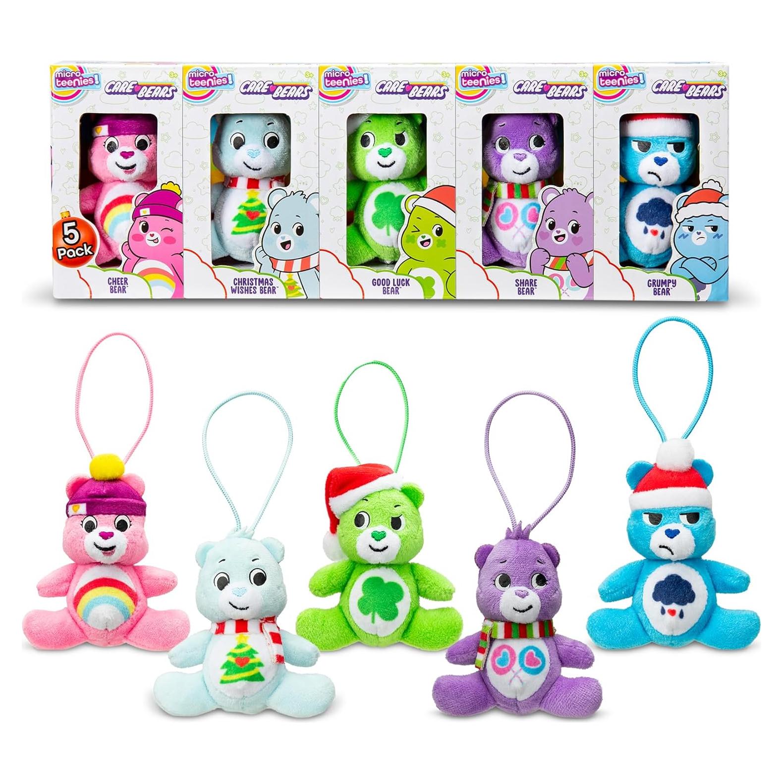 Caja del Tesoro Micro Teenies Care Bears 5 Pack - Peluches 7.62 cm