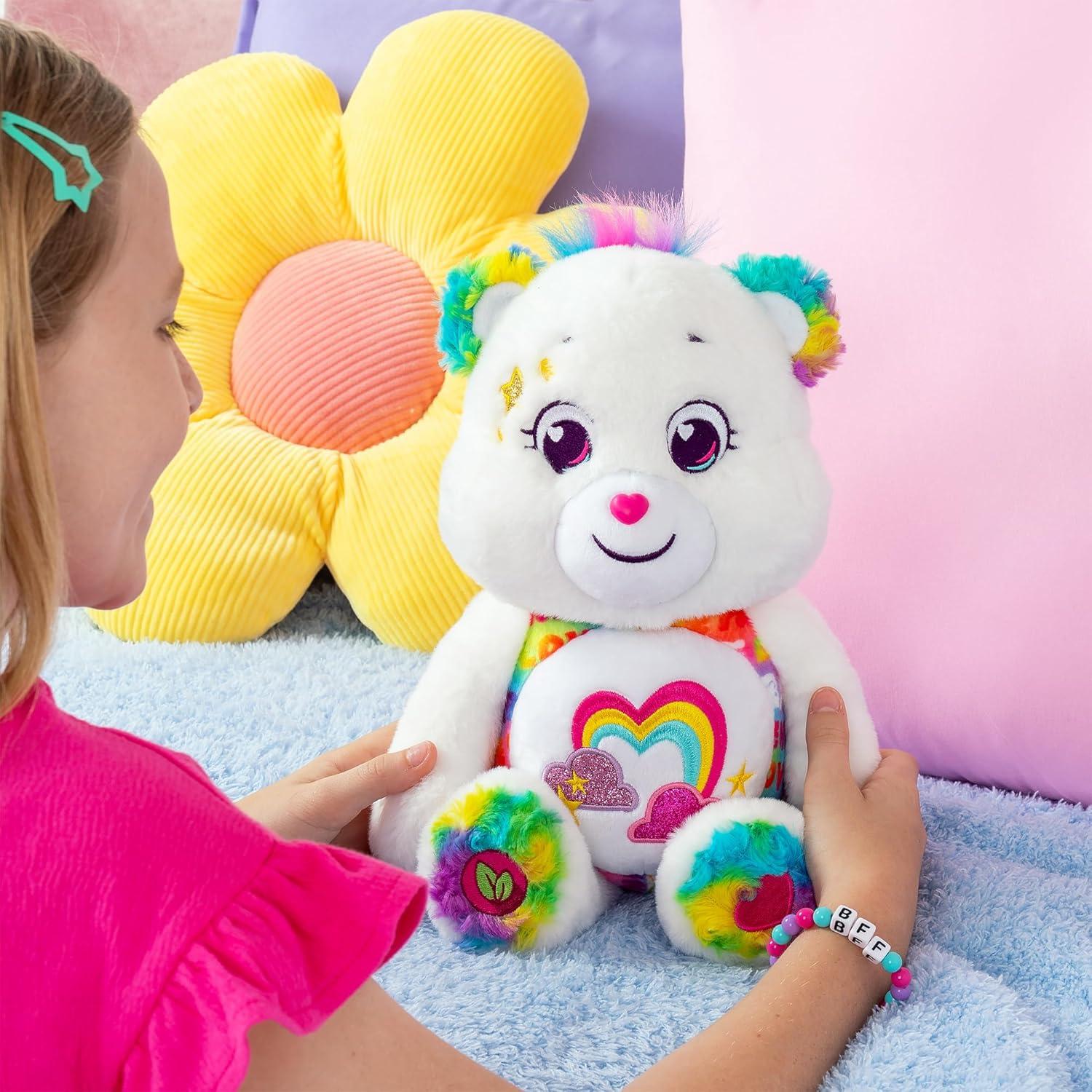 Peluche Care Bears Oso Amigo Verdadero 35.56 cm - Suave y Colorido