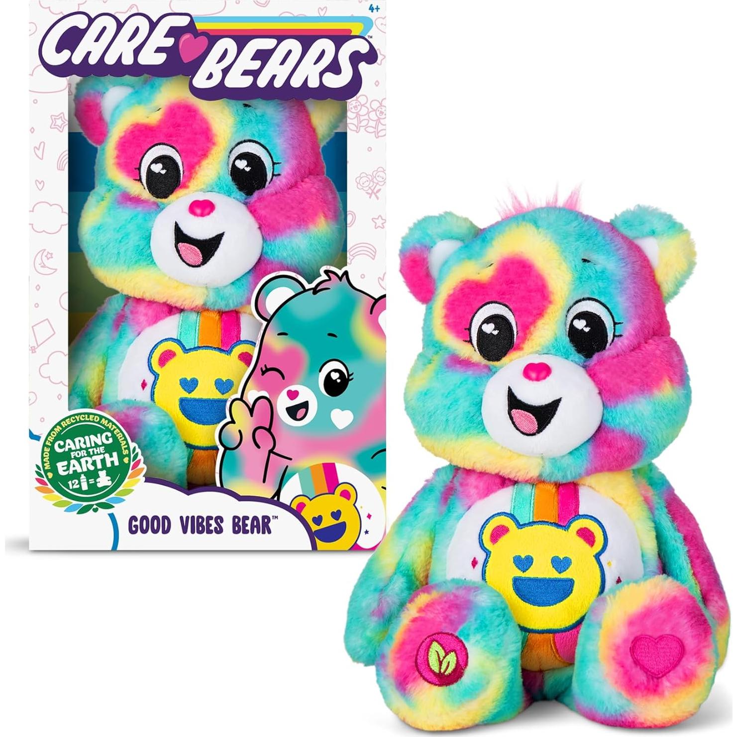 Peluche Care Bears Oso de Buenas Vibras 35 cm - Multicolor