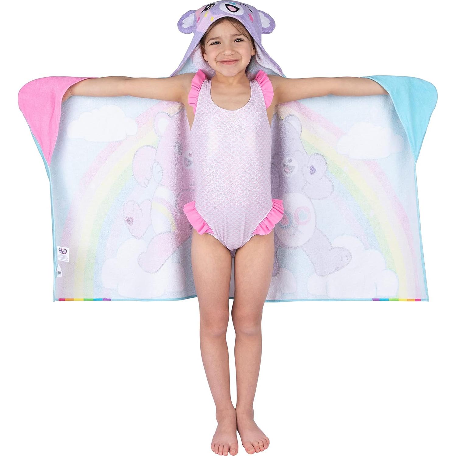 Toalla con Capucha de Algodón Care Bears 61x127 cm Franco Kids