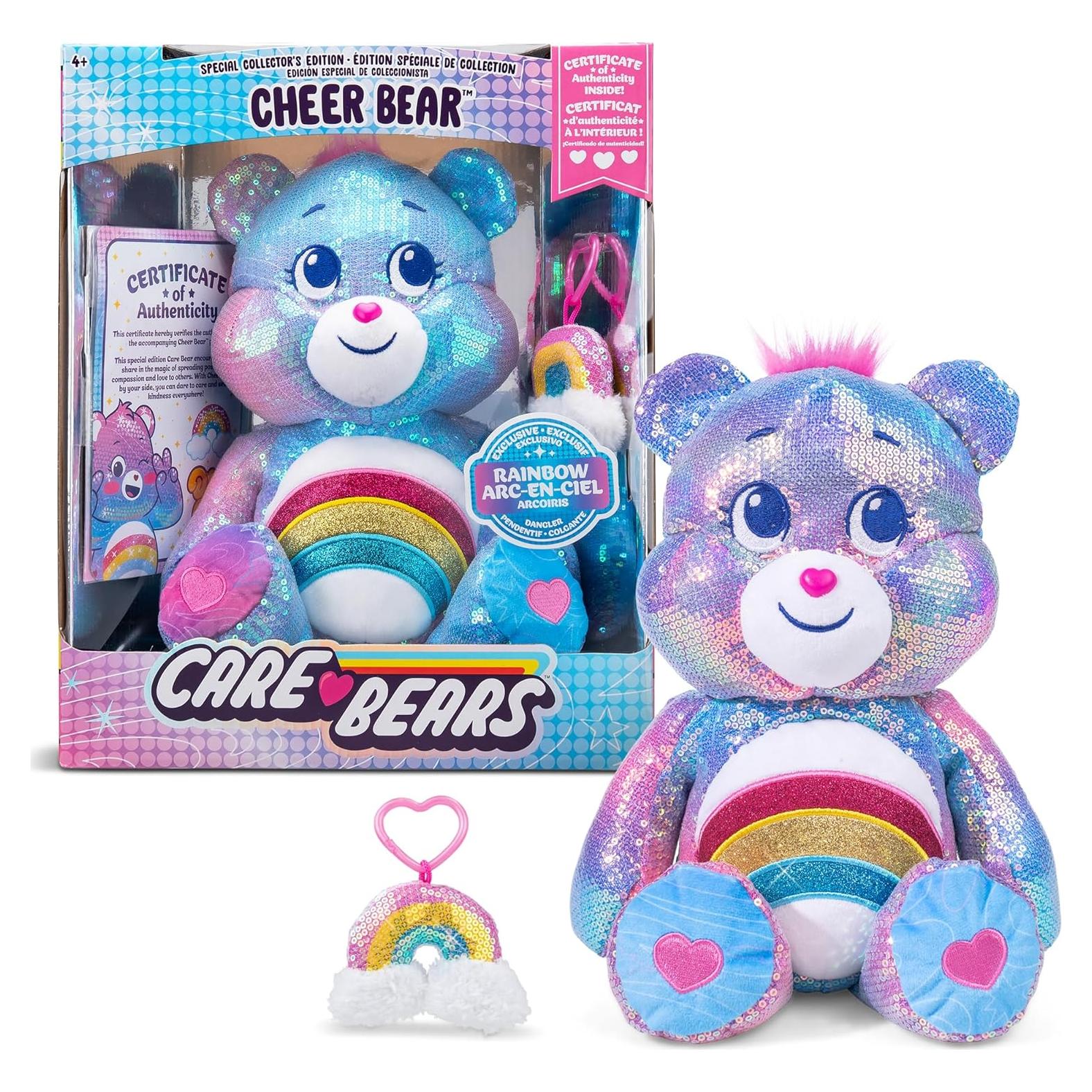 Peluche Care Bears Cheer Bear con Lentejuelas 35.56 cm
