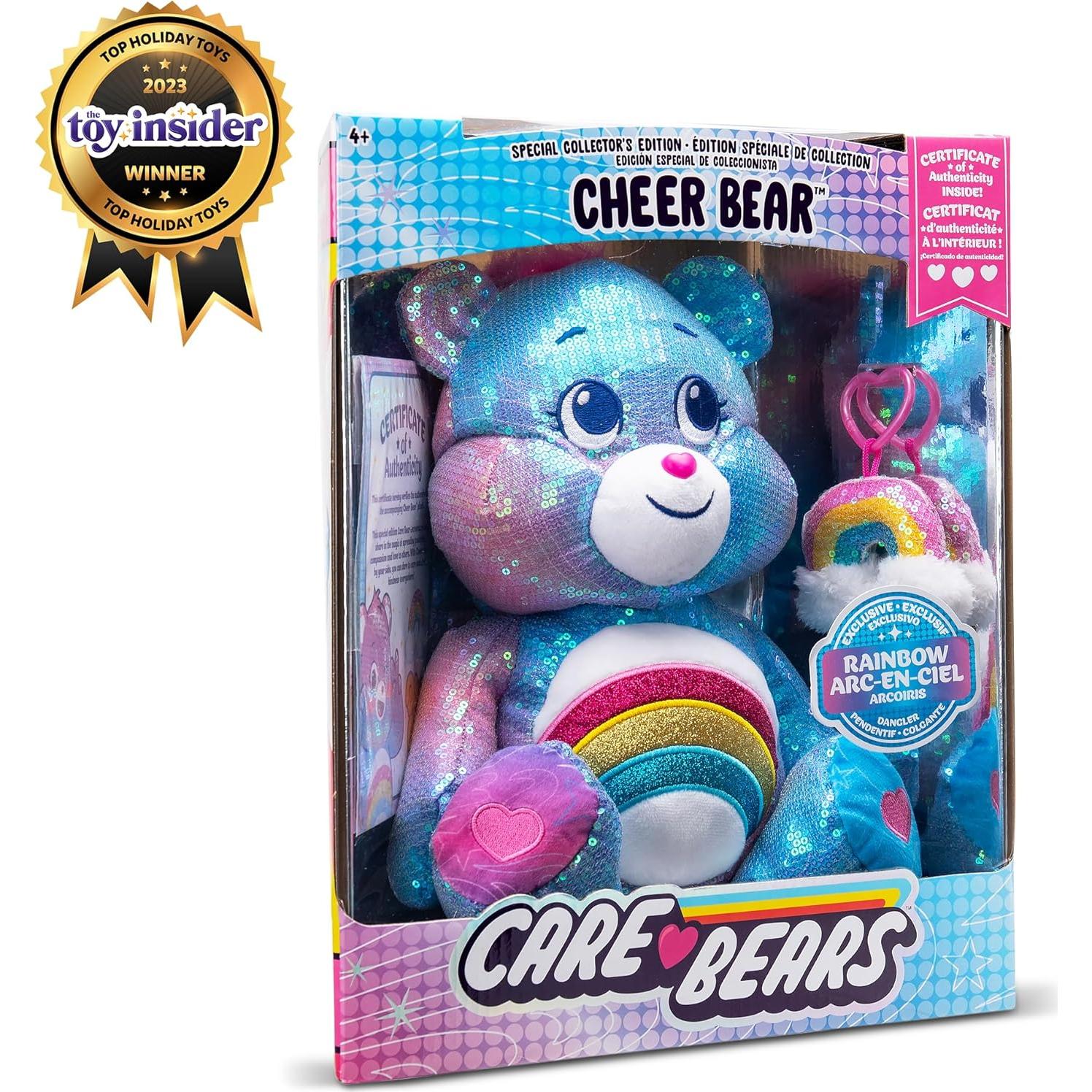 Peluche Care Bears Cheer Bear con Lentejuelas 35.56 cm