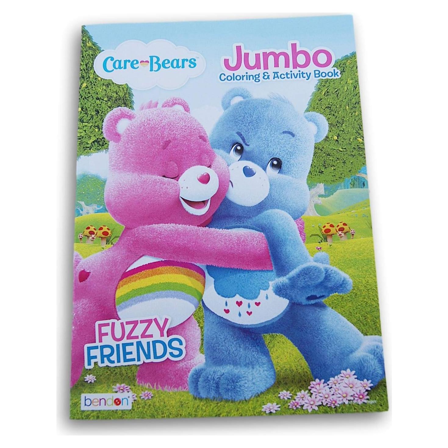 Libro de Colorear Care Bears Fuzzy Friends - 80 Páginas
