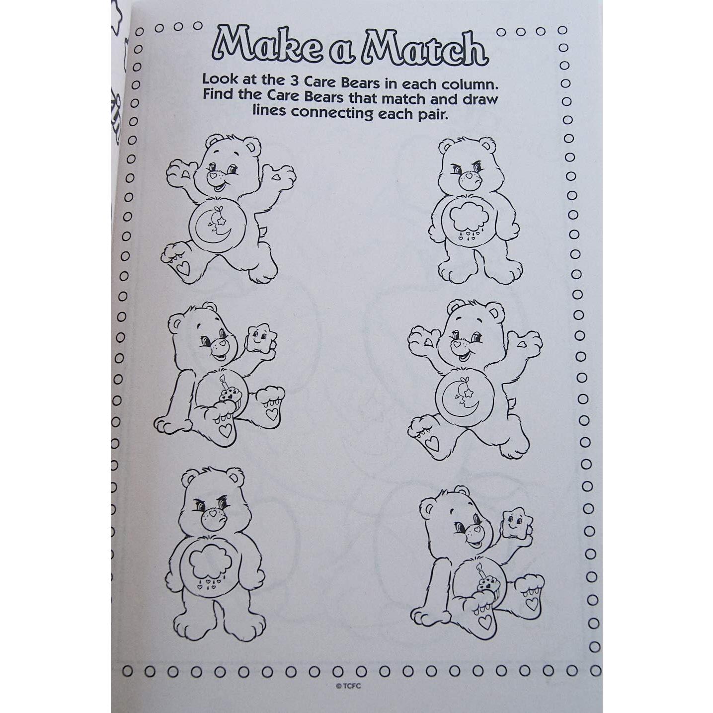 Libro de Colorear Care Bears Fuzzy Friends - 80 Páginas