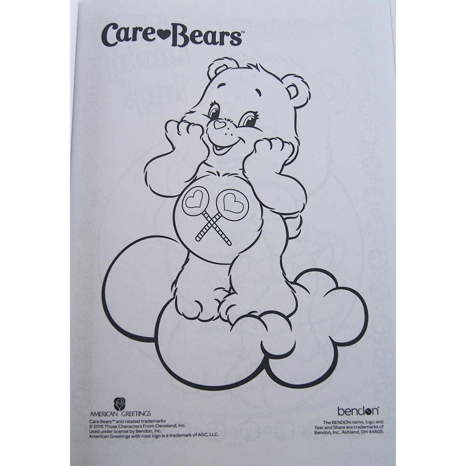 Libro de Colorear Care Bears Fuzzy Friends - 80 Páginas
