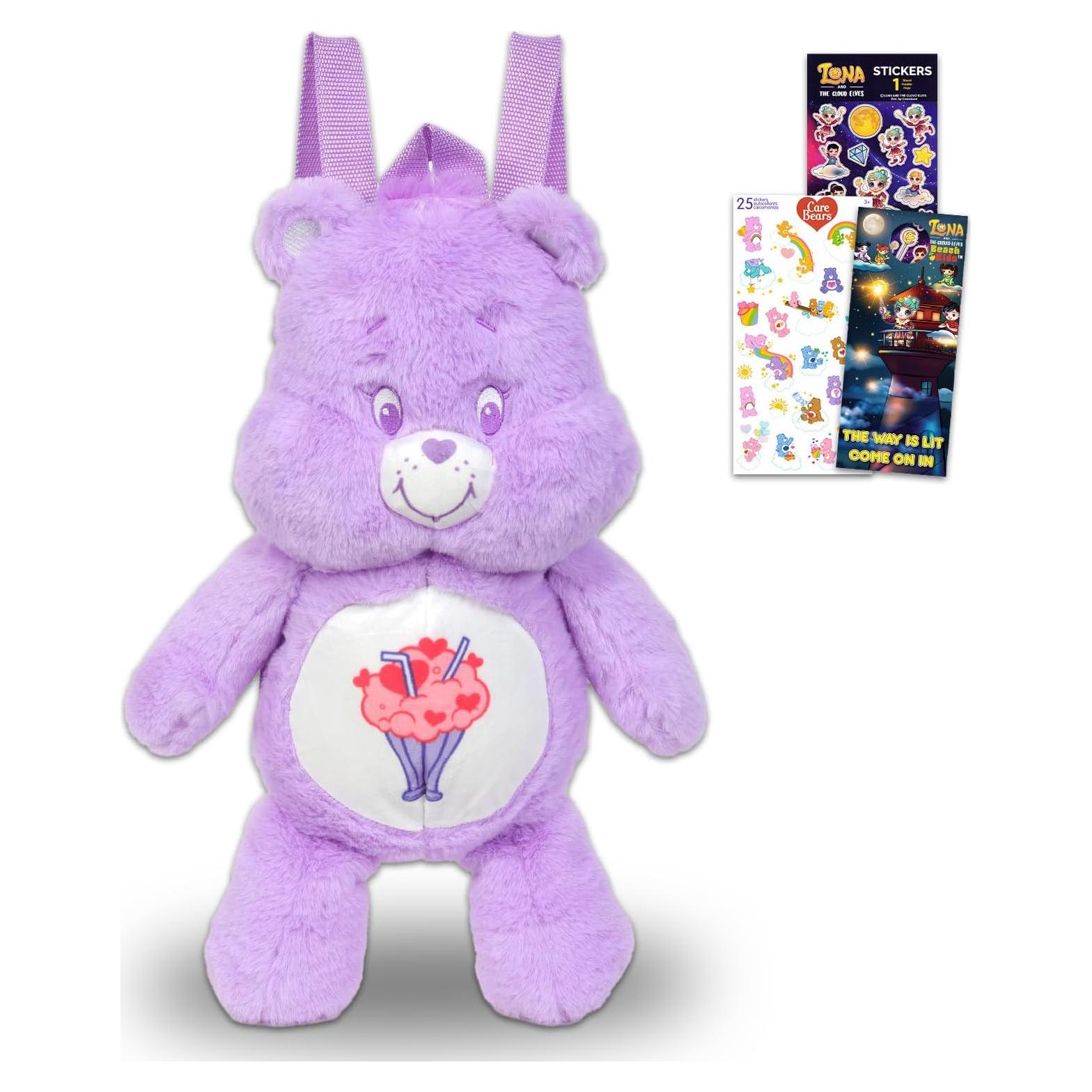 Conjunto de Peluches Care Bears Share Bear 43 cm con Correas