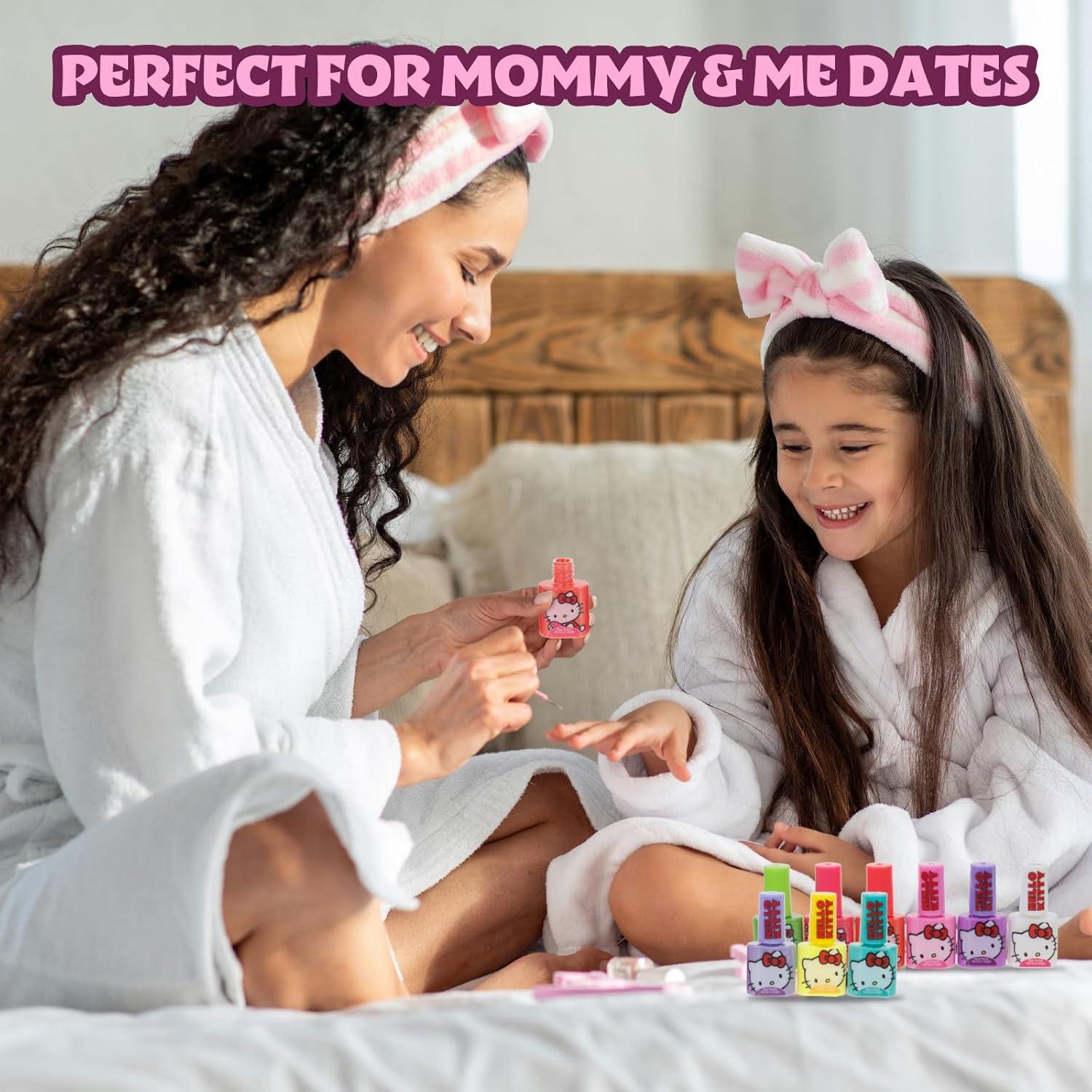 Set de Esmalte de Uñas a Base de Agua Hello Kitty - 12 Colores