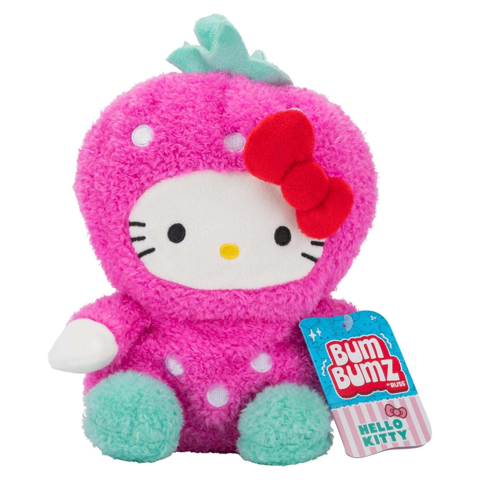 Peluche Hello Kitty FruitBumz 19 cm - Jazwares Fresa