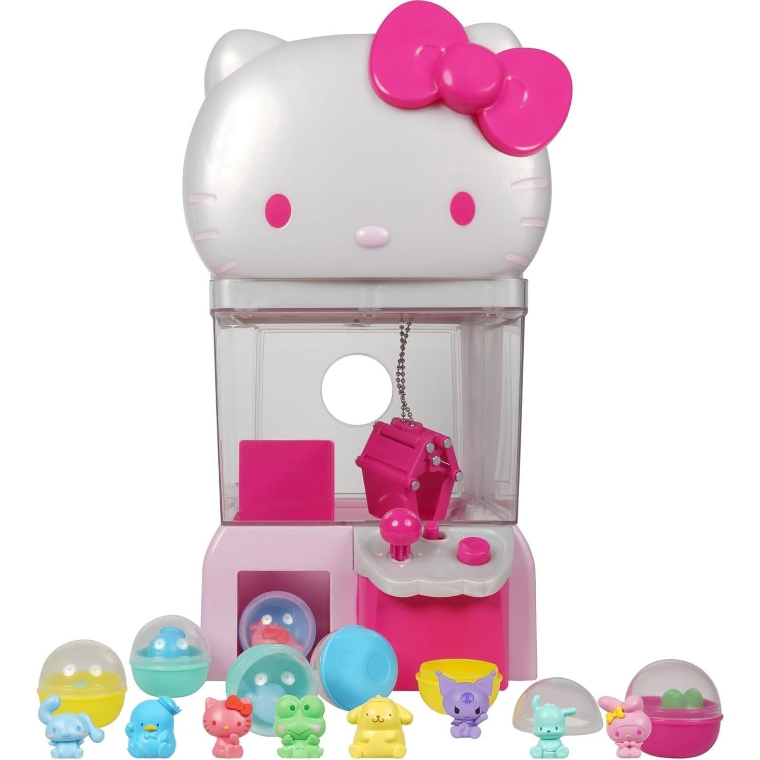 Máquina de Garras 30 cm Hello Kitty y Amigos con 8 Figuras