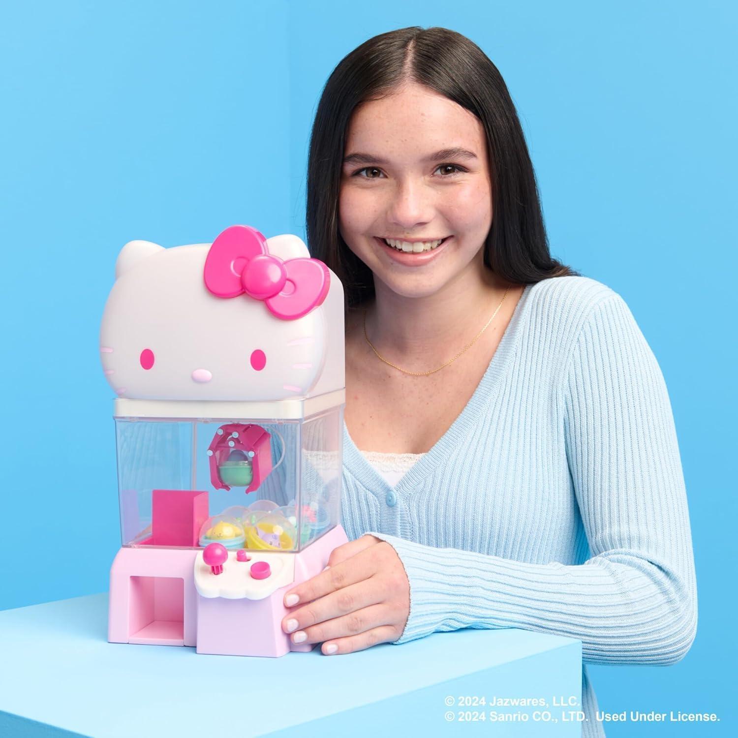 Máquina de Garras 30 cm Hello Kitty y Amigos con 8 Figuras