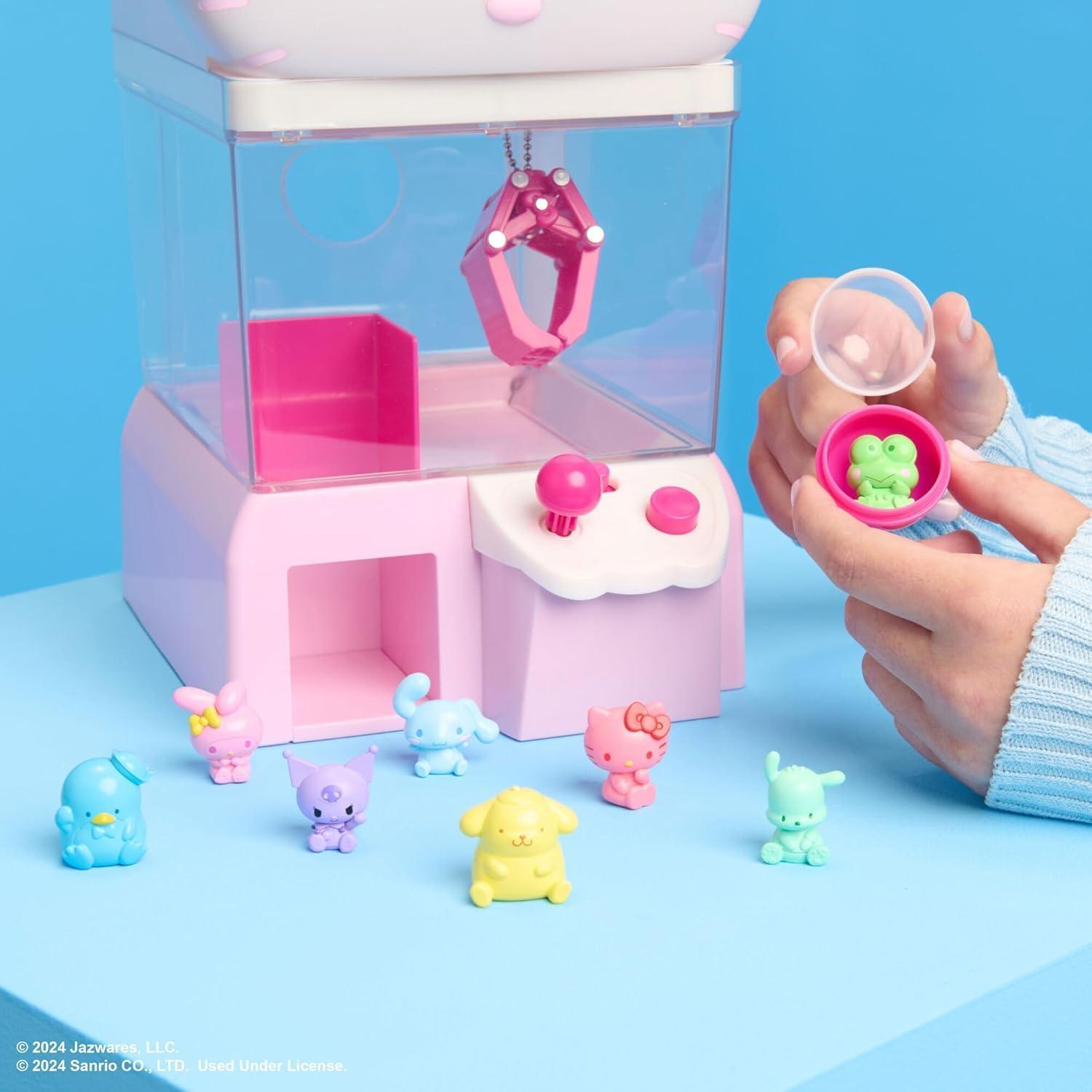 Máquina de Garras 30 cm Hello Kitty y Amigos con 8 Figuras