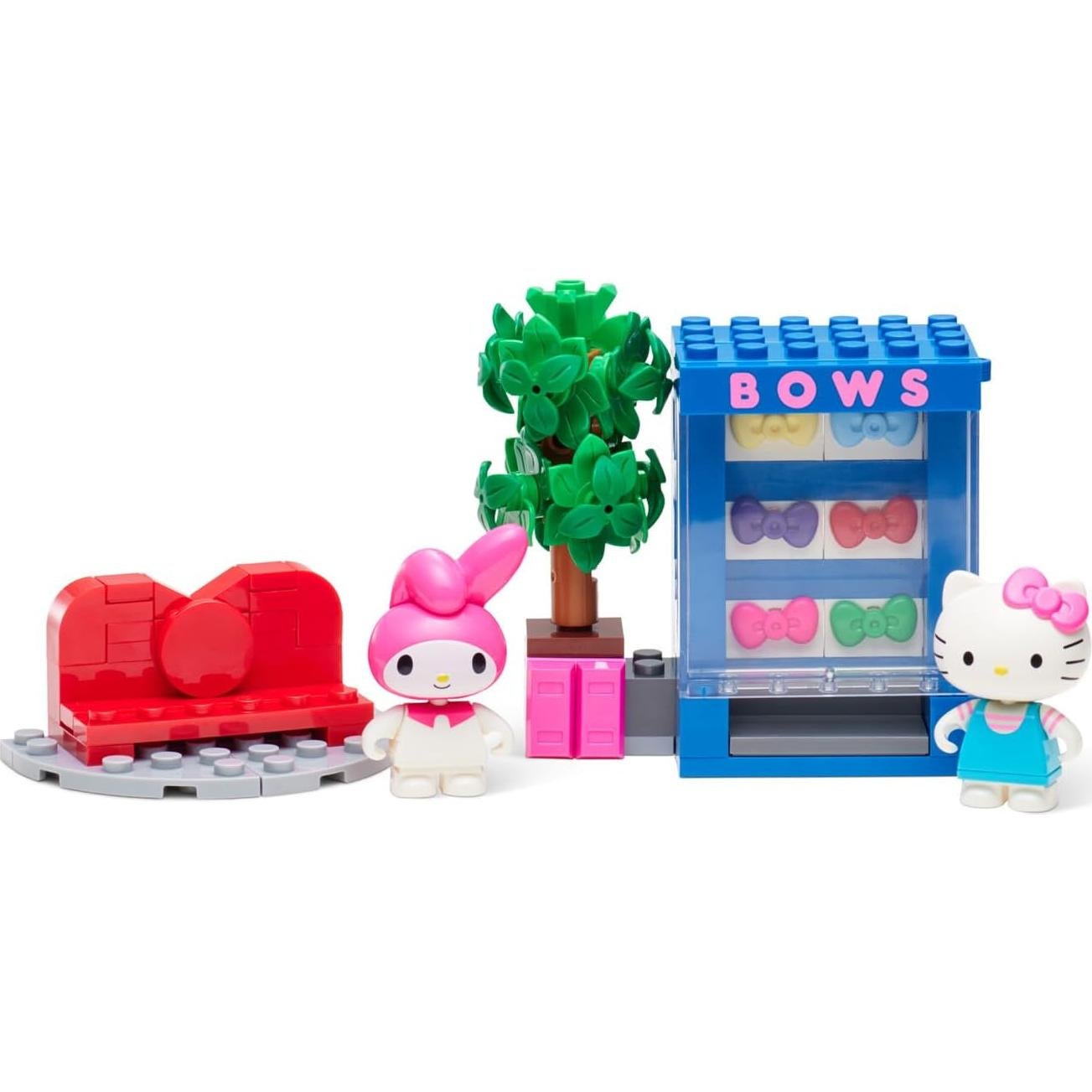 Set de Construcción Máquina Expendedora Lazo Hello Kitty 120 Piezas