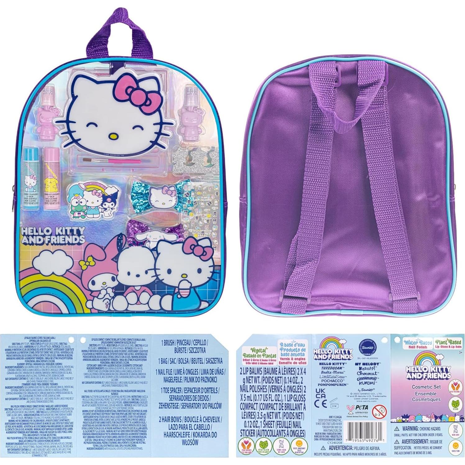 Set de Maquillaje Hello Kitty Townley Girl 12 Piezas para Niños