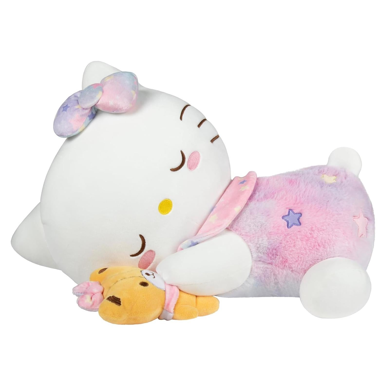 Peluche Durmiendo Hello Kitty Jazwares 45.72 cm con Oso