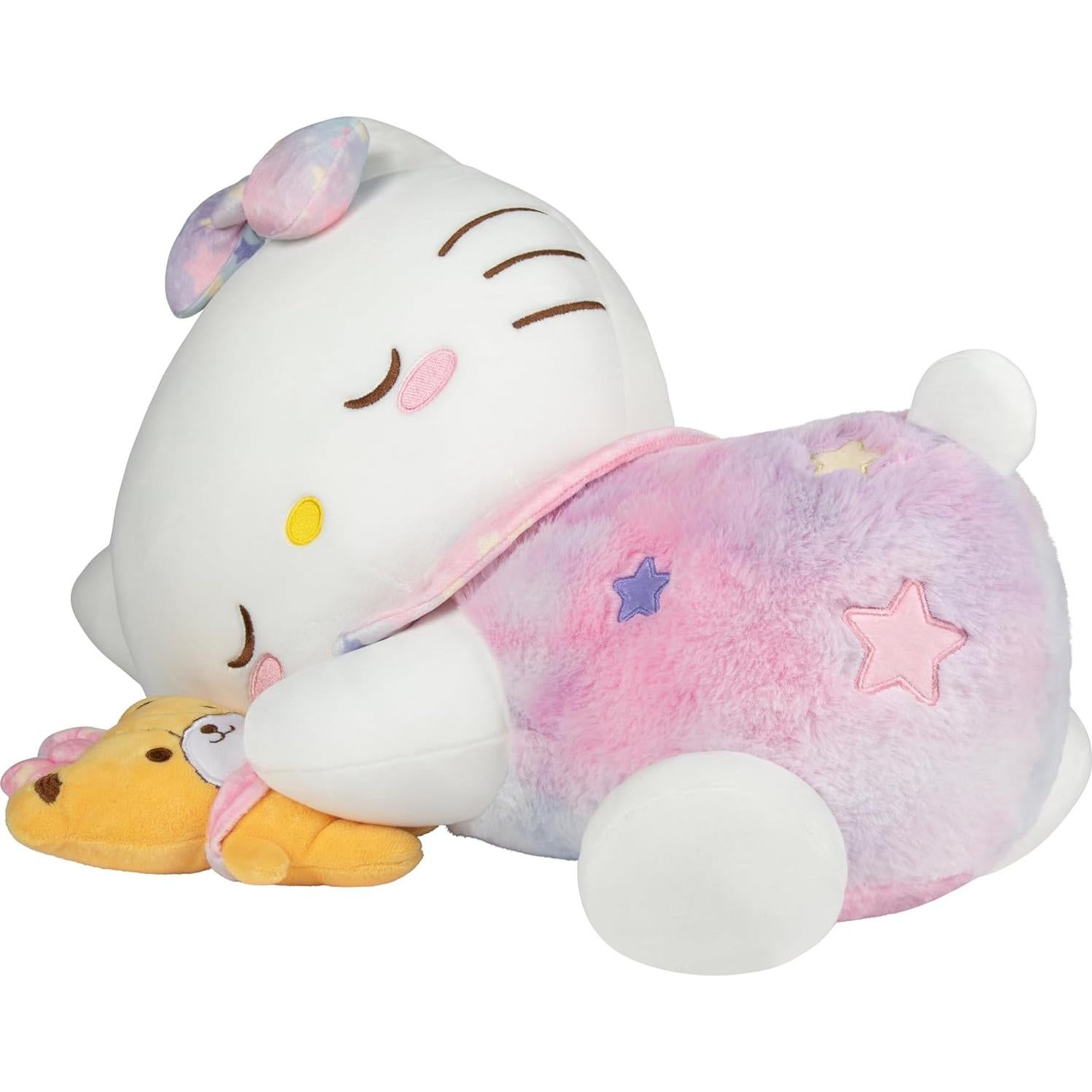 Peluche Durmiendo Hello Kitty Jazwares 45.72 cm con Oso