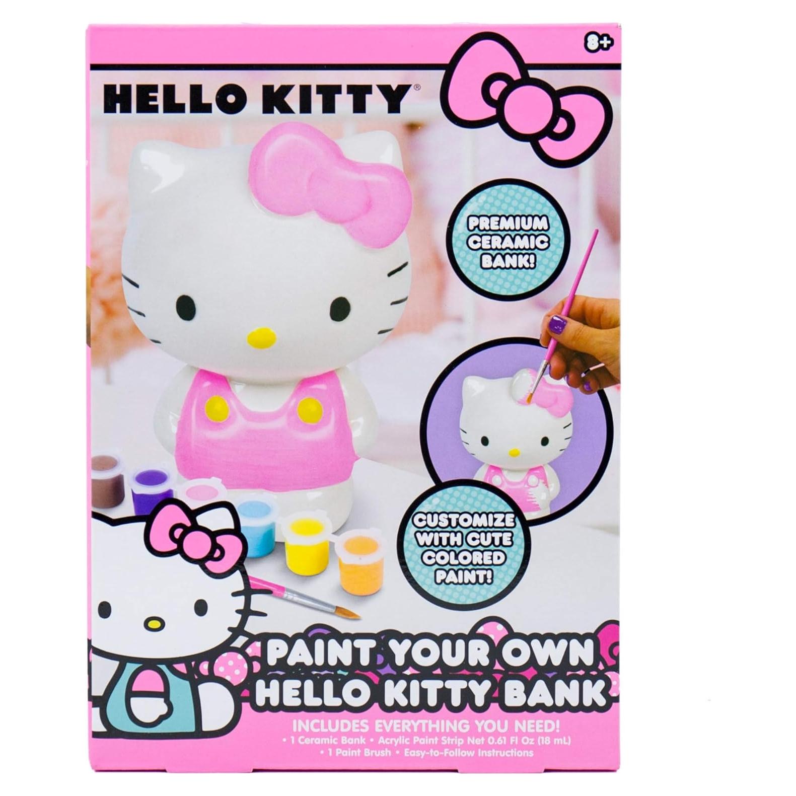 Banco de Cerámica DIY Hola Kitty con Pinturas - Horizon Group