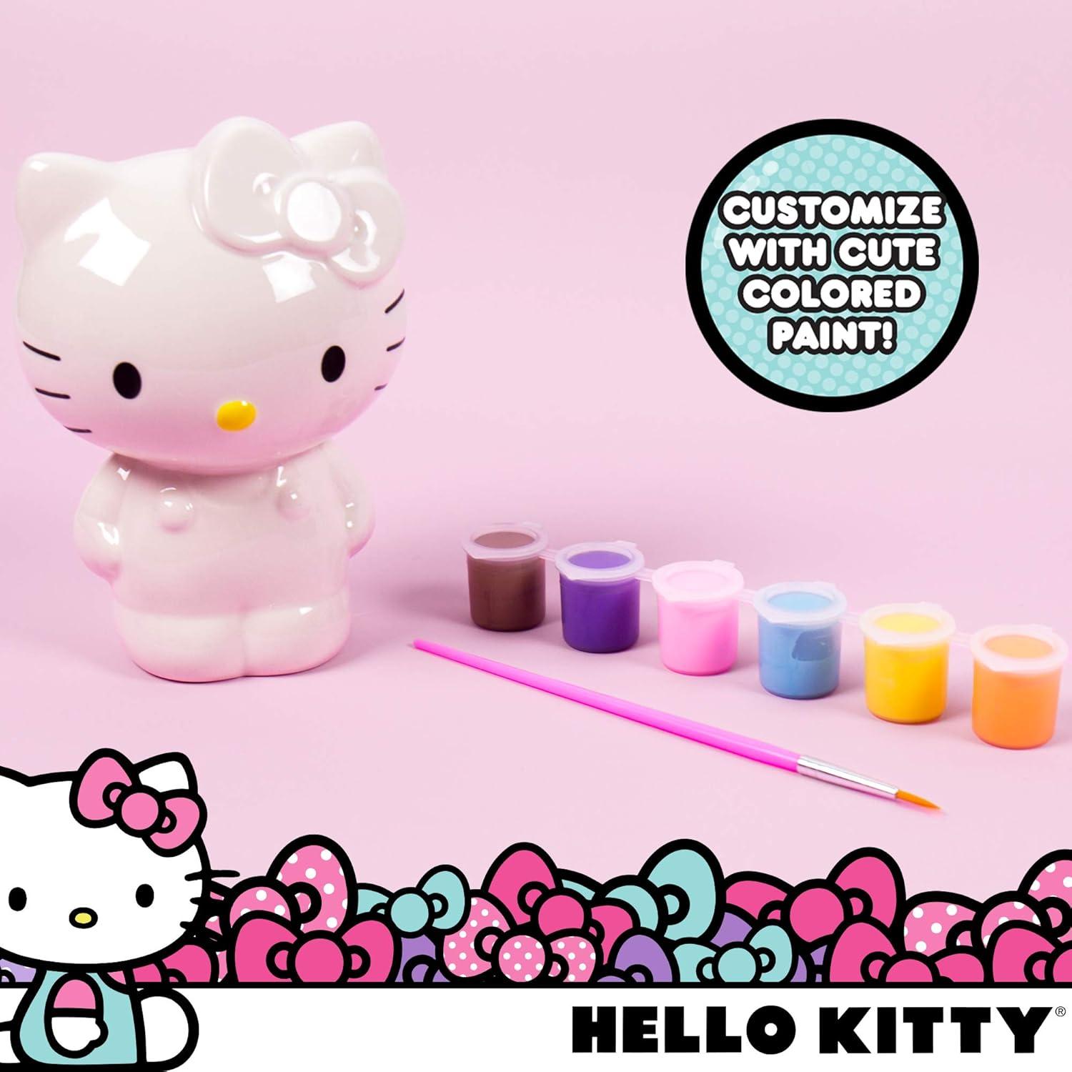 Banco de Cerámica DIY Hola Kitty con Pinturas - Horizon Group