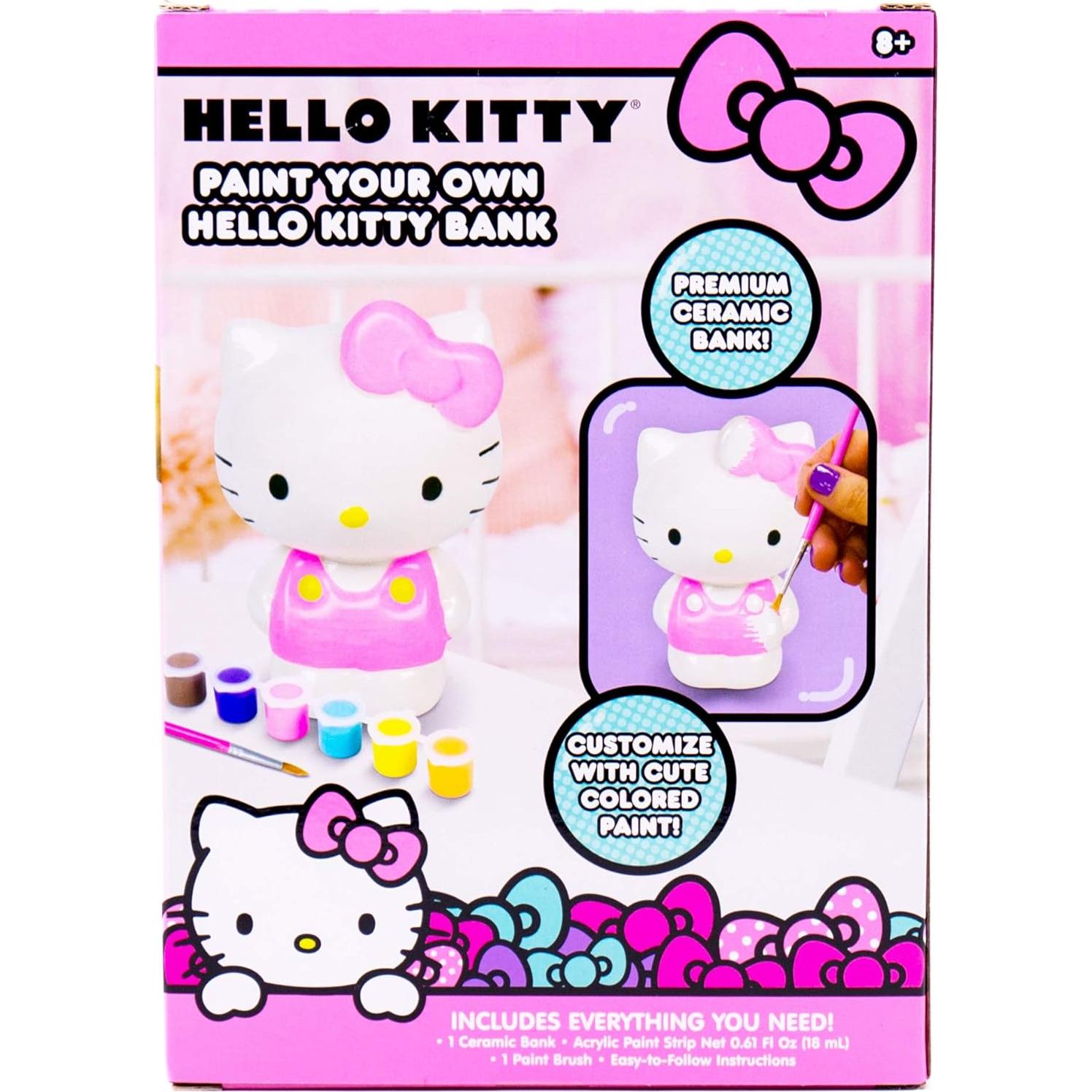 Banco de Cerámica DIY Hola Kitty con Pinturas - Horizon Group