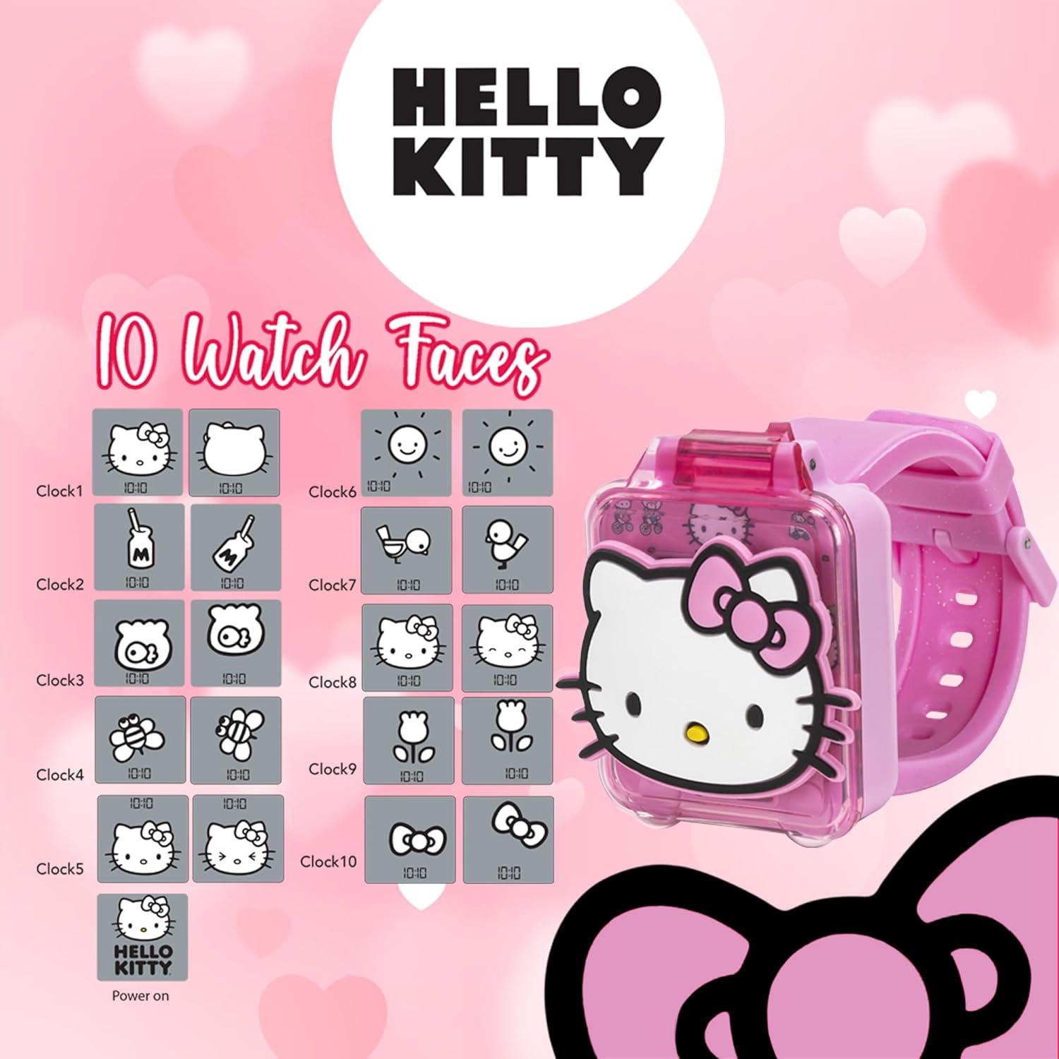 Reloj Educativo Hello Kitty para Niñas con Juegos Interactivos