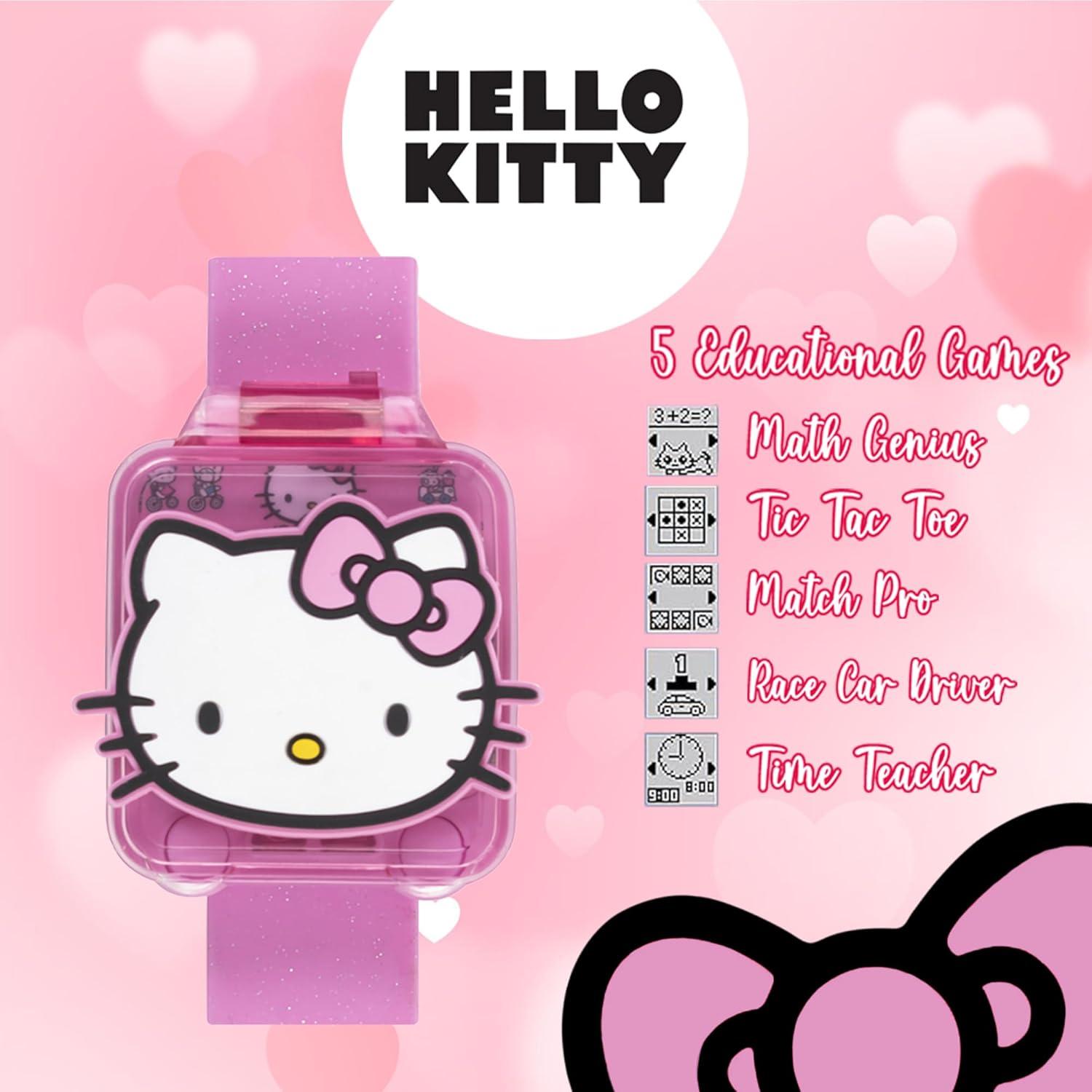 Reloj Educativo Hello Kitty para Niñas con Juegos Interactivos