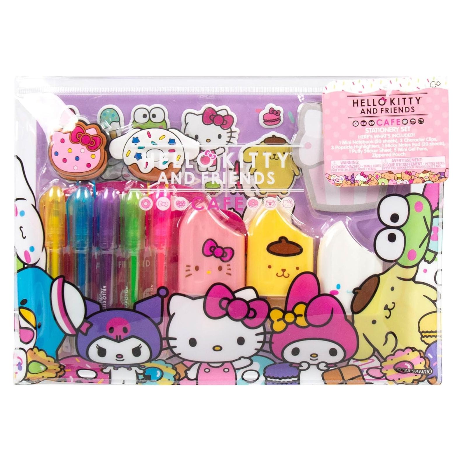 Set de Papelería Kawaii Hello Kitty 22 Piezas Escolar