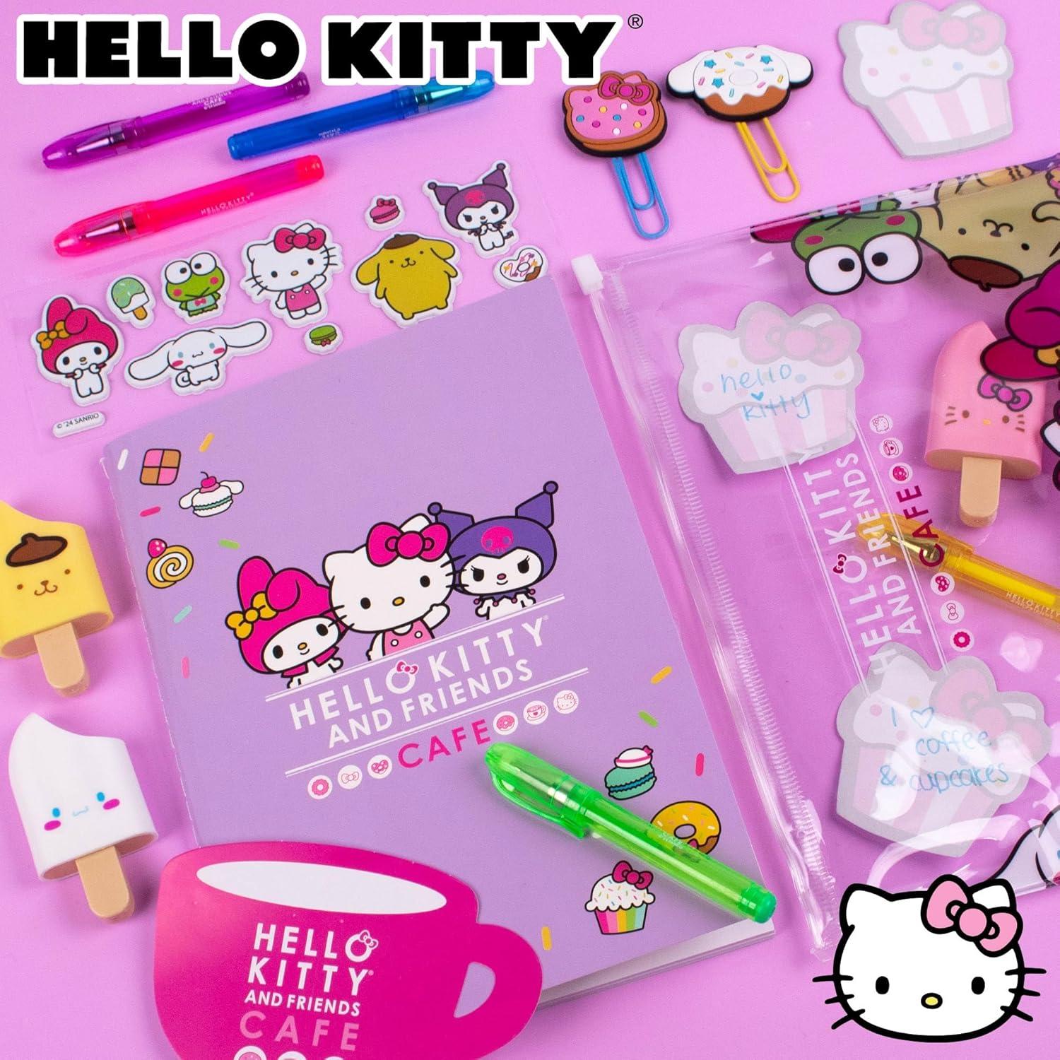 Set de Papelería Kawaii Hello Kitty 22 Piezas Escolar
