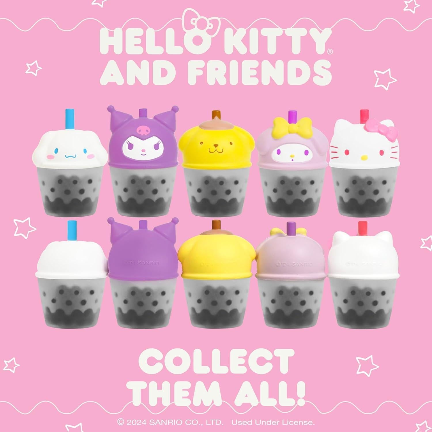 Figura Squishy Hello Kitty y Amigos - Cápsula Sorpresa Boba