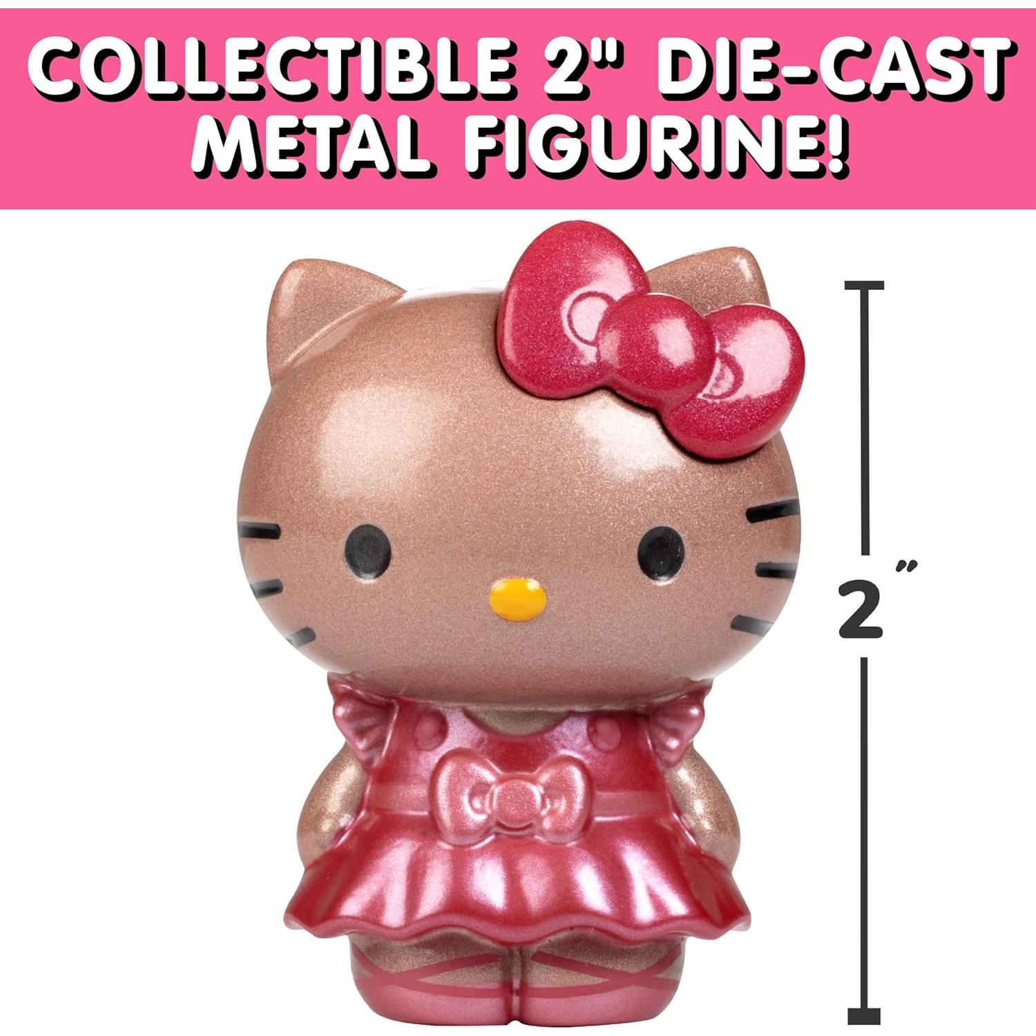 Figuras de Metal Fundido Hello Kitty y Kuromi - 2 Piezas