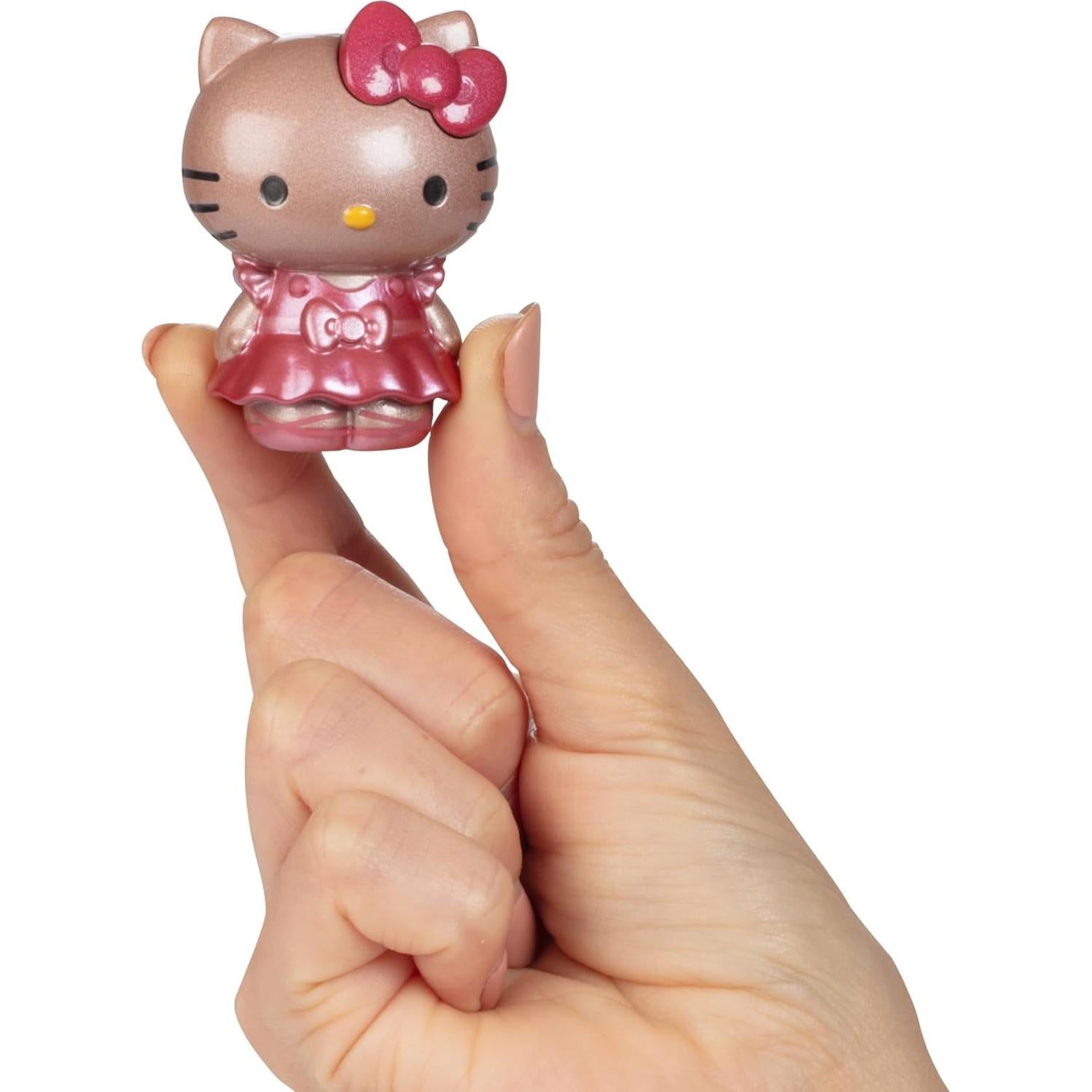 Figuras de Metal Fundido Hello Kitty y Kuromi - 2 Piezas