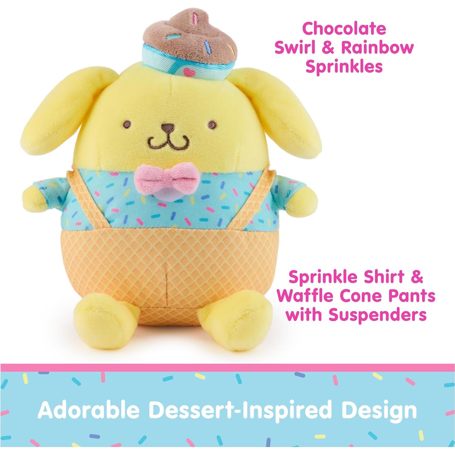 Peluche de Helado Pompompurin GUND 15 cm para Niños 1+