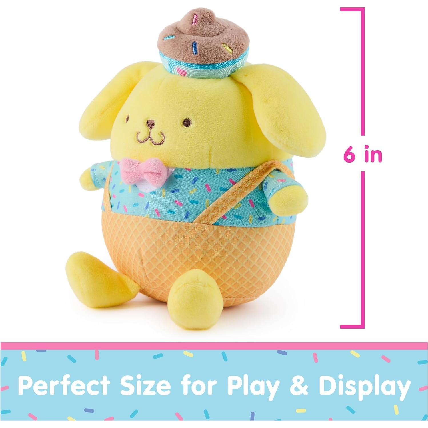 Peluche de Helado Pompompurin GUND 15 cm para Niños 1+