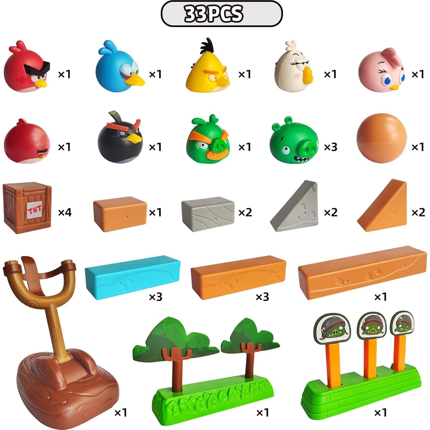 Juguete de Construcción Angry Birds 33 Piezas - SHANTOU