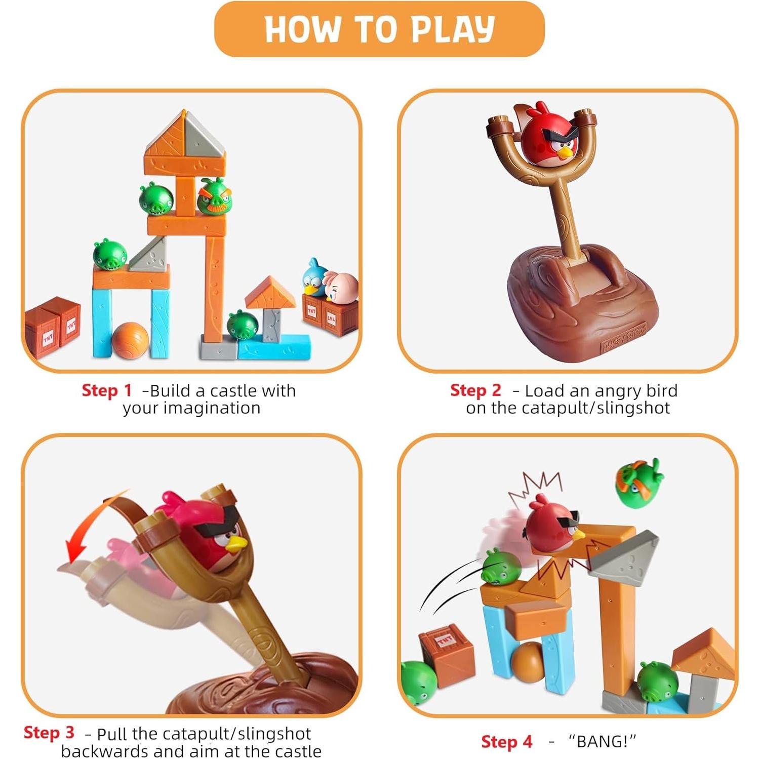 Juguete de Construcción Angry Birds 33 Piezas - SHANTOU