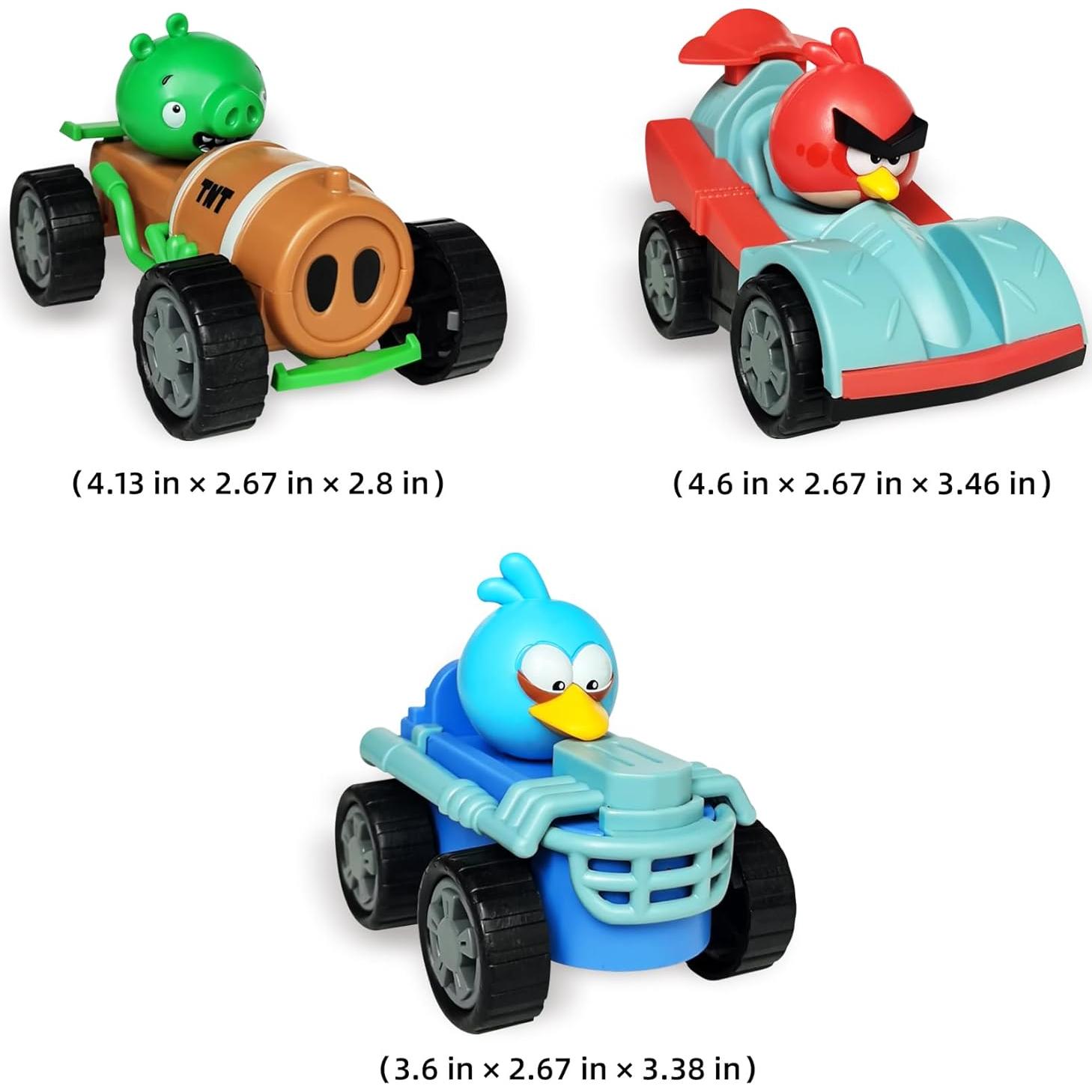 Juego de Juguetes Coleccionables Angry Birds Go - 6 Coches
