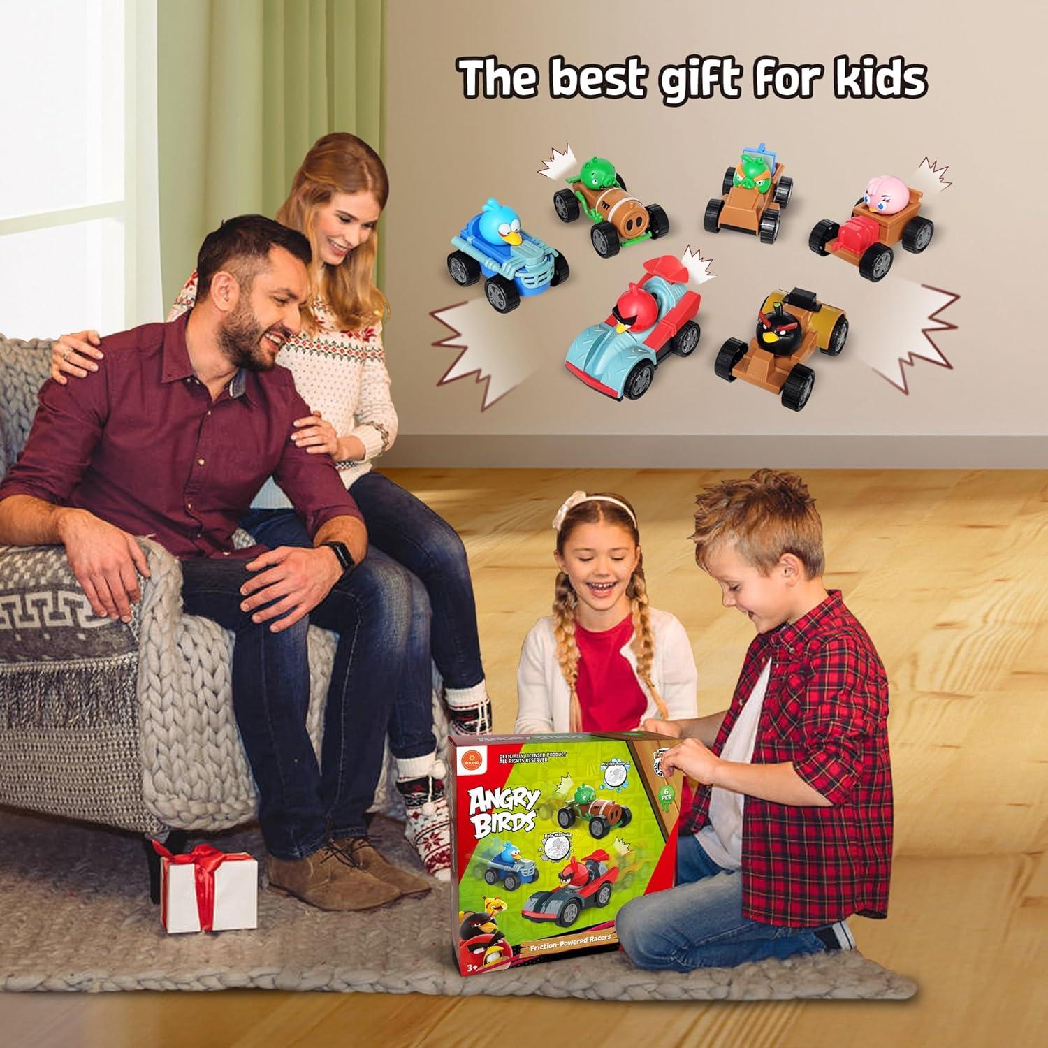 Juego de Juguetes Coleccionables Angry Birds Go - 6 Coches