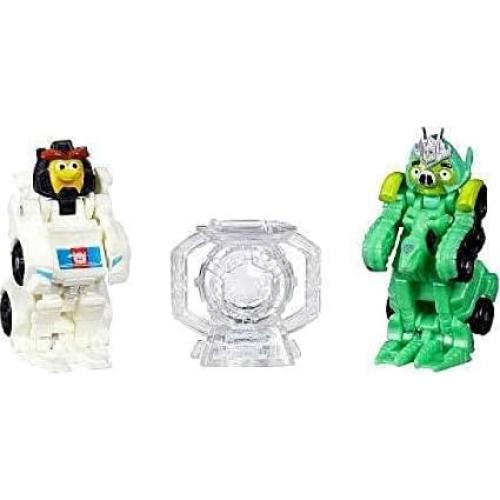 Hasbro Angry Birds Transformers Telepods Autobird Jazz vs Deceptihog Brawl
