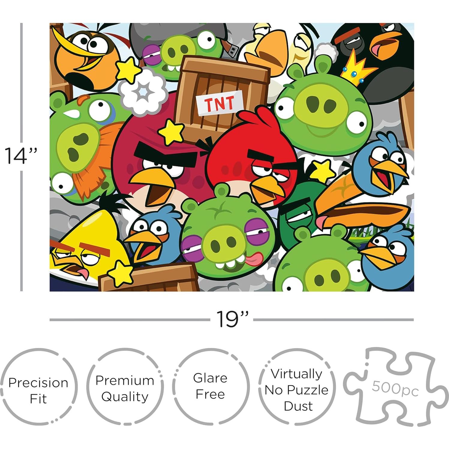 Rompecabezas Angry Birds 500 Piezas AQUARIUS 35.5x48.3 cm
