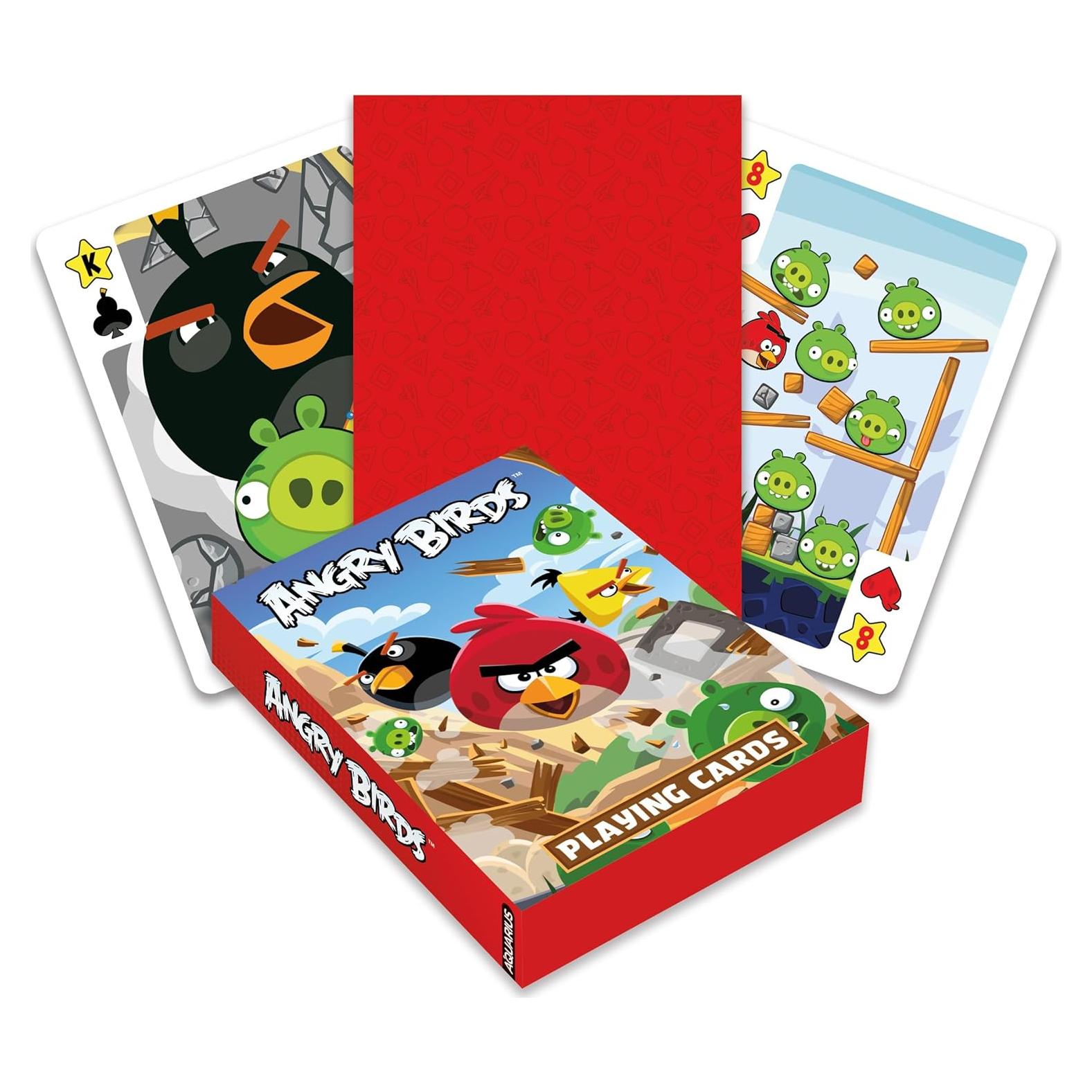 Baraja de Cartas Angry Birds Aquarius - 52 Cartas Temáticas