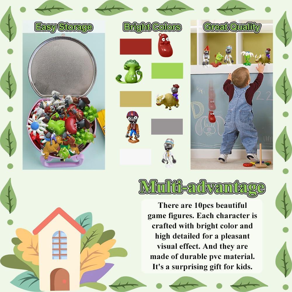 Conjunto de Figuras de Acción Genqiang, 10 Piezas PVC