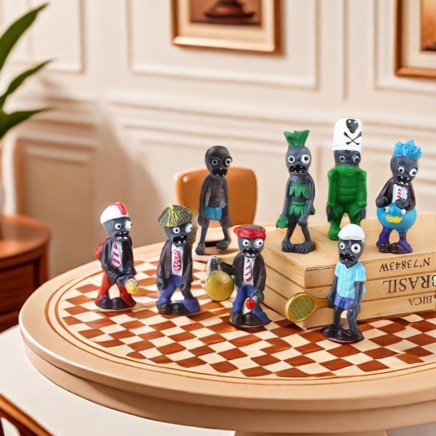 Conjunto de Juguetes de Plantas PVZ 17 PCS JHESAO PVC