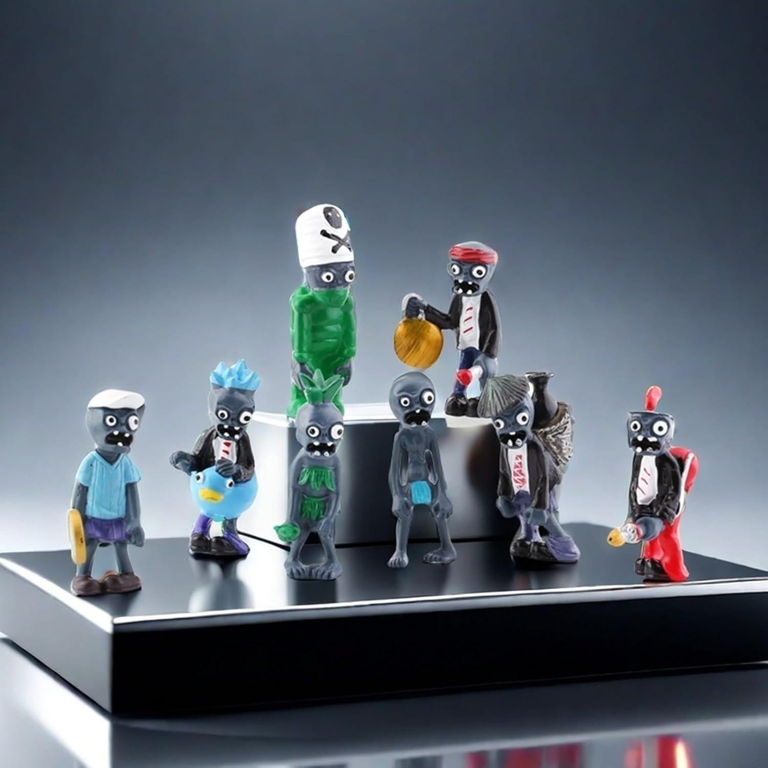 Conjunto de Juguetes de Plantas PVZ 17 PCS JHESAO PVC