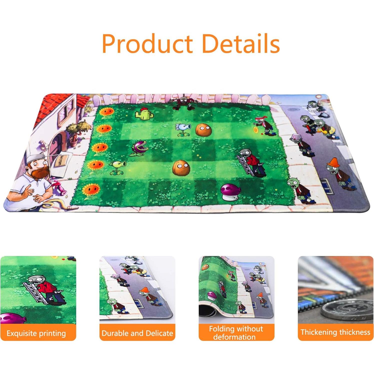 Mapa de Batalla PVC Plantas vs Zombies Maikerry 60x30cm