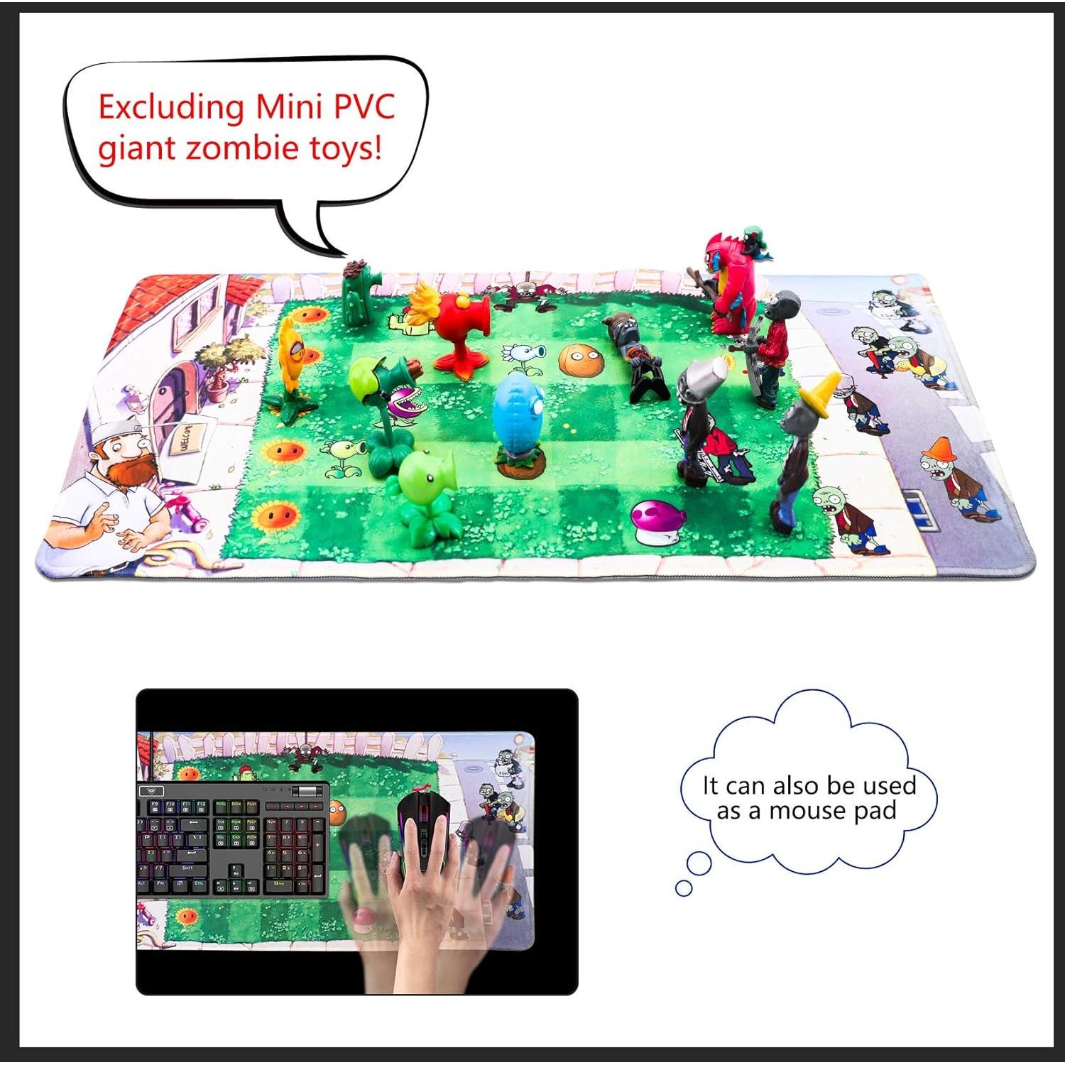 Mapa de Batalla PVC Plantas vs Zombies Maikerry 60x30cm