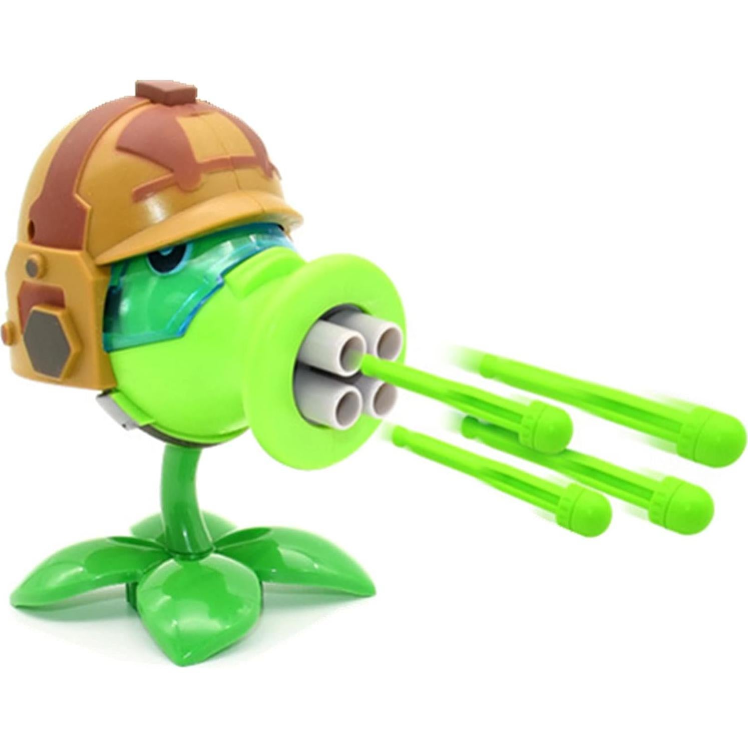 Figura de Acción PVZ Gatling Peashooter JHESAO 11.5 cm