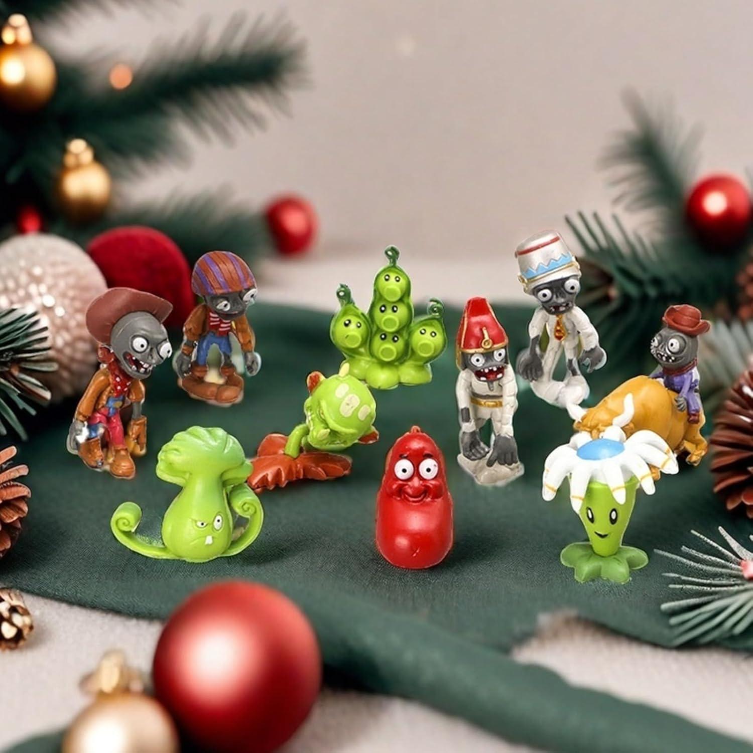 Conjunto de 18 Juguetes de Plantas y Zombies JHESAO PVC